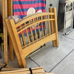 Solid Wood, Single Bed Frame