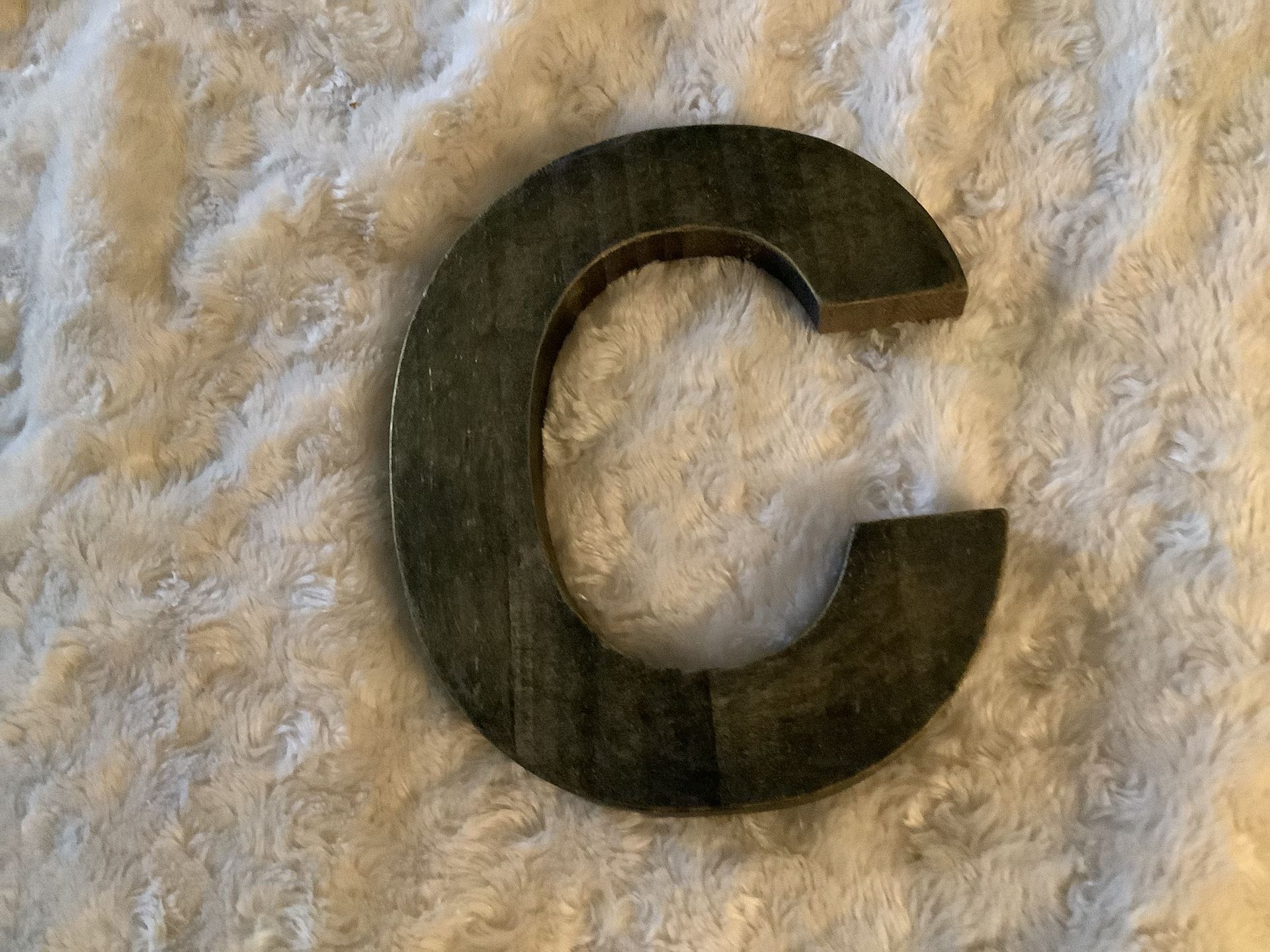 Wood Letter C Could Be Painted Another Color