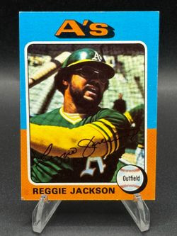1975 Topps #300 Reggie Jackson