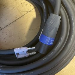 Rare Kirlin 100-foot speaker cable with Neutrik SpeakOn connectors