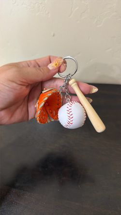 Baseball keychain