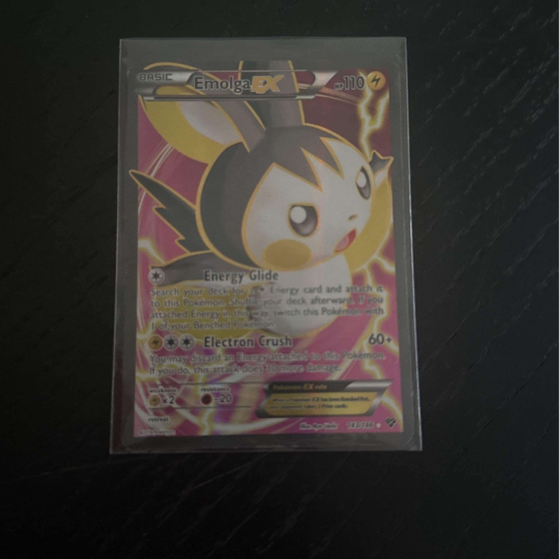 Pokémon TCG Emolga-EX XY 143/146 Holo Full Art