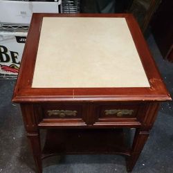 Stone top coffee table or bedside table