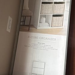 White 8-cube Organizer 