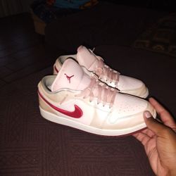 Pink Jordan 1 Lows 