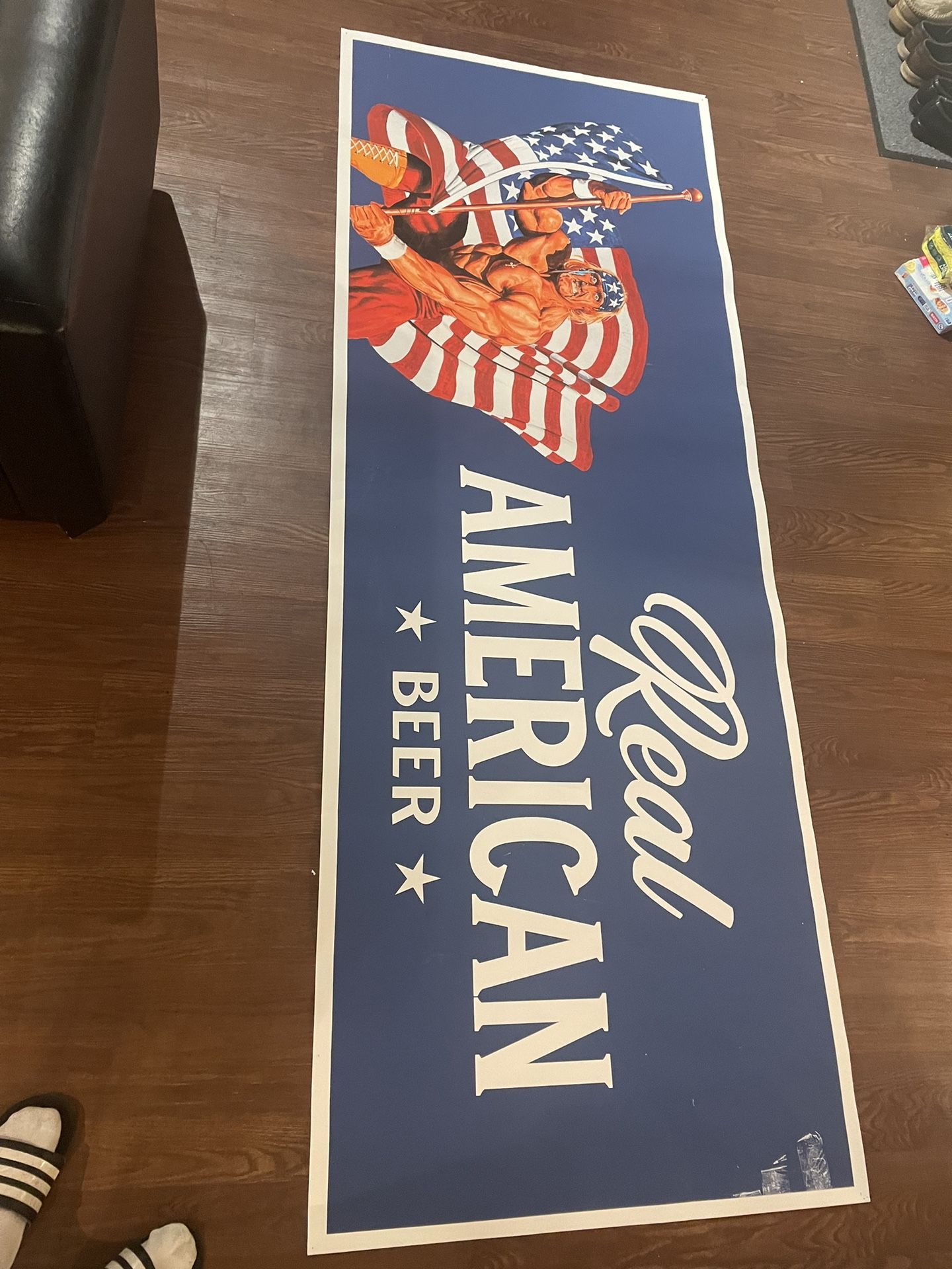 Hulk Hogan Real American Beer Poster