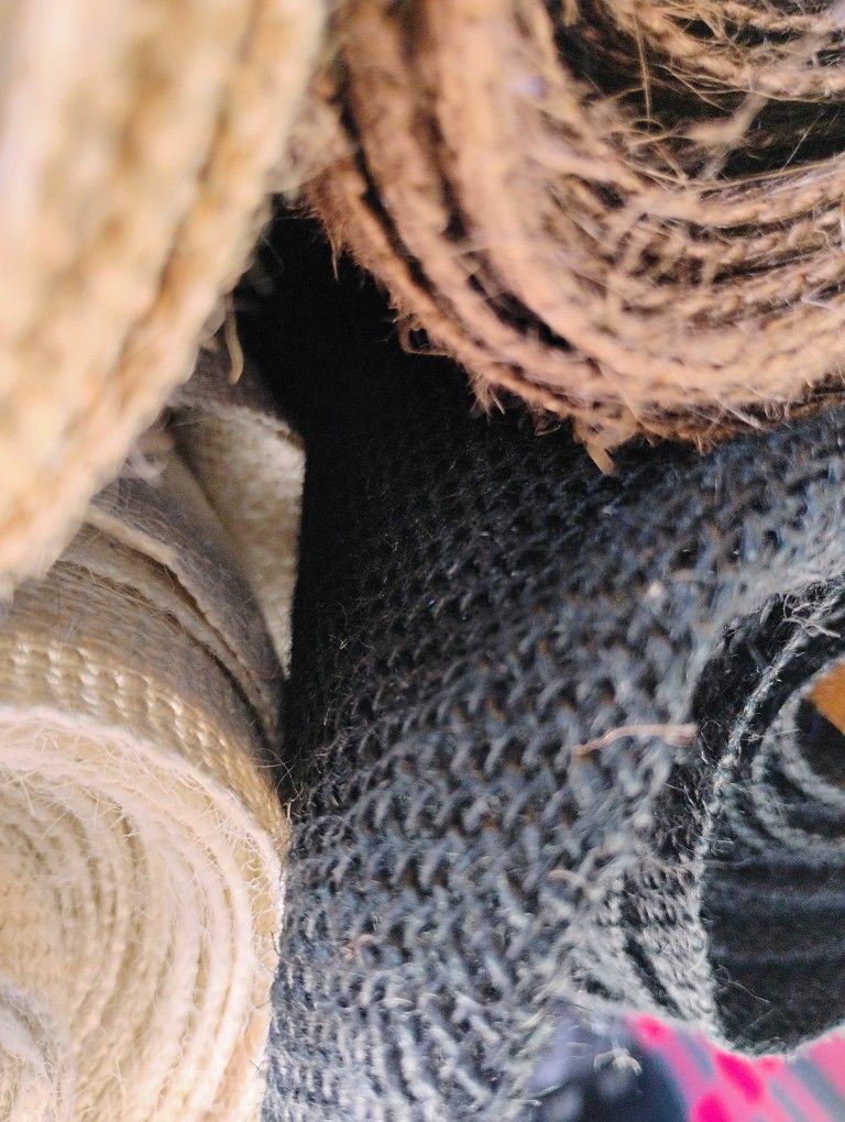Various Burlap Fabric Rolls