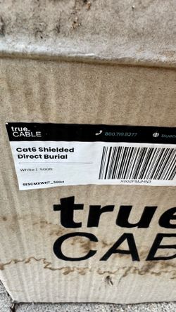 Cat 6 Shielded Direct Burial Cable 500’