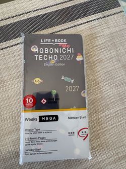 Hobonichi Weeks Mega 2027