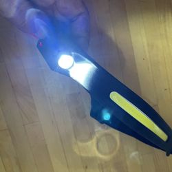 LED head lamp 400 Lumen Low profile rechargeable battery