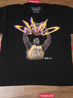 New Mitchellnsss Shaq Throw Back Shirt 