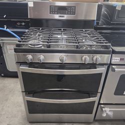 GE Profile 5 Burners Double-Oven  Gas Range