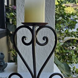 Iron Candle Holder