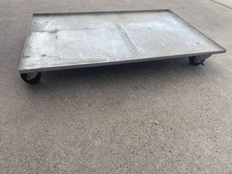 heavy duty all metal moving dolly with locking casters
