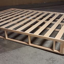 Zinus Queen Size  8" High. Low  Profile All Wood Bed Frame