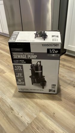 Pro submersible sewage pump -115volt