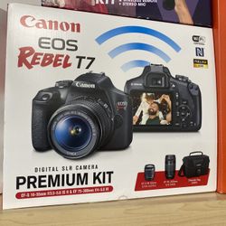 Canon EOS Rebel T7 Premium Kit 