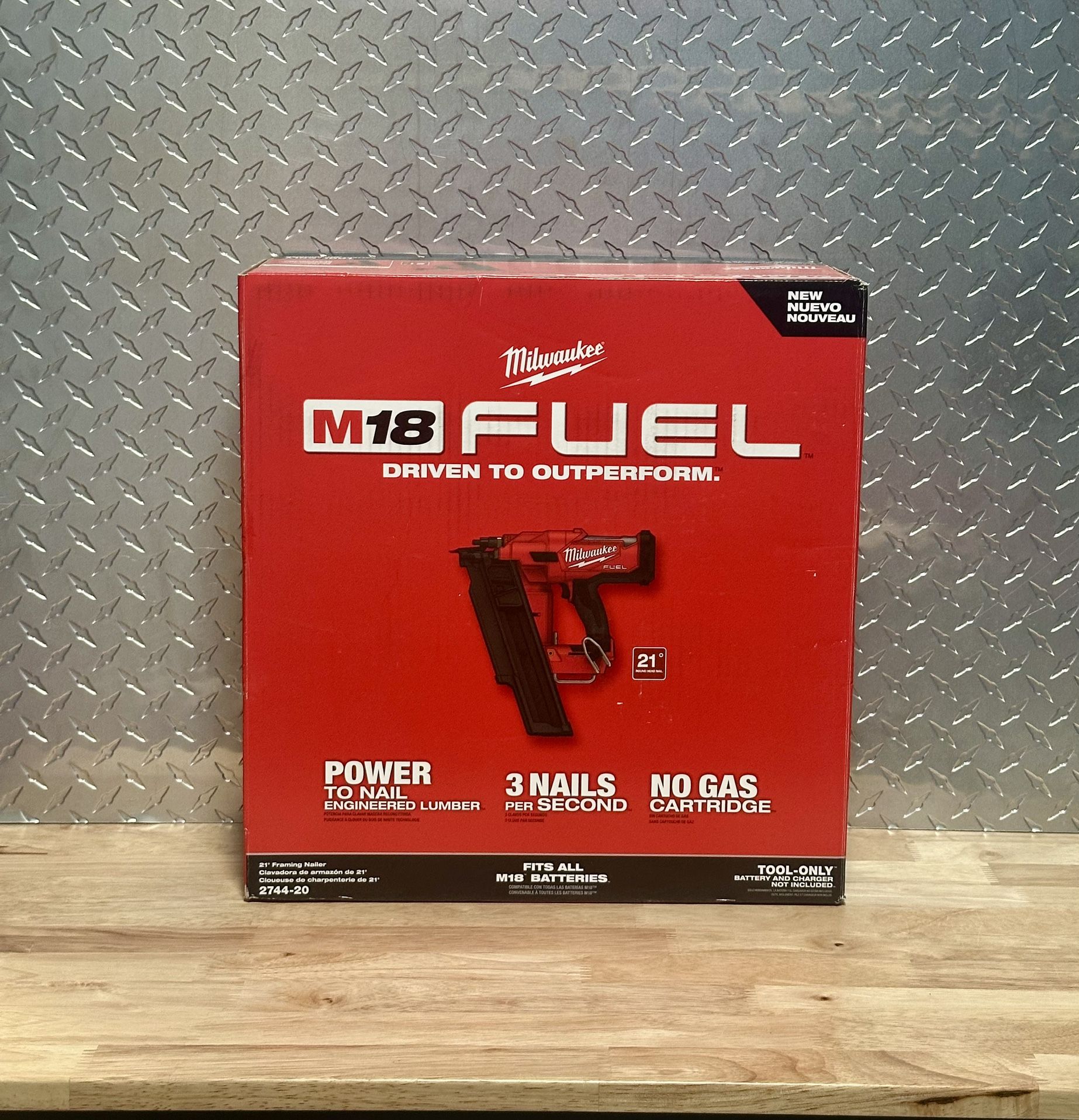 Milwaukee M18 FUEL 21 Degree Framing Nailer 2744-20