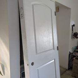 New 2 Panal Left Hand Swing Interior Door