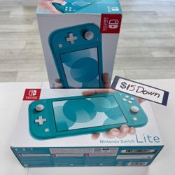 Nintendo Switch Lite New- $15 DOWN Today - NO Credit Payment Plan Options