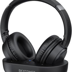 Wireless Headphones for TV, TV Headphones Wireless for Seniors with Versatile Transmitter Charging Base, Audio Sync, Bluetooth Headphones for TV, Chri