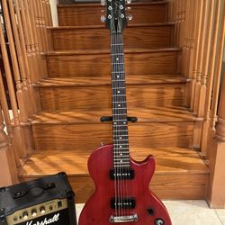 Epiphone Les Paul P90 (Mint) W/ Marshall Amp