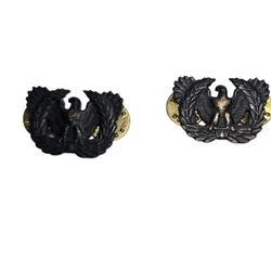 US ARMY Warrant Officer Subdued Military Insignia Pins Set Of 2 