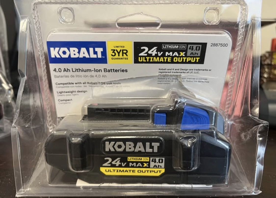 Kobalt Ultimate Output 24 -Volt 1 -Pack Lithium (4 Ah Battery )