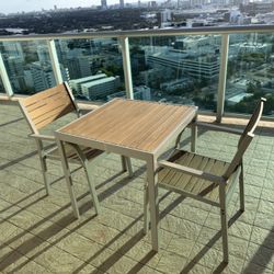 Outdoor Patio Table + 2 Chairs (IKEA)