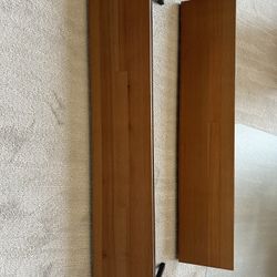 2 IKEA wall shelves