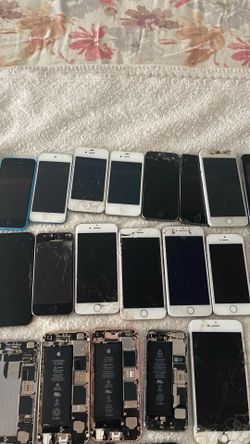 iPhone lot tablets and Apple Watches