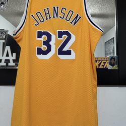 LOS ANGELES LAKERS MAGIC JOHNSON ADIDAS SWINGMAN JERSEY