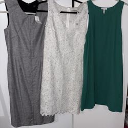 3 NWT DRESSES LOFT BANANA REPUBLIC LEITH SIZE SMALL 