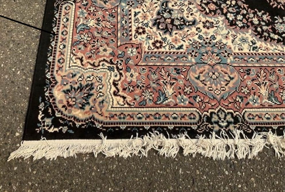 Used Persian Kerman Rug β 94" x 129"