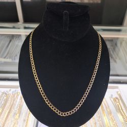 14k Solid Gold Cuban Link Necklace 14.7 Grams 24 Long Layaway Available 10% Dwon If You Interested Please Make Sure You Ask For Maribel Thank You 