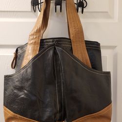 Oversized FAUX Leather Handbag