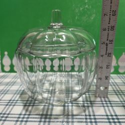 Pumpkin glass Jar And Regular Jar