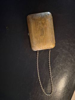 1900's antique German silver compact, antiques, collectibles, silver
