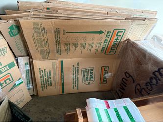 U-Haul Moving boxes and supplies
