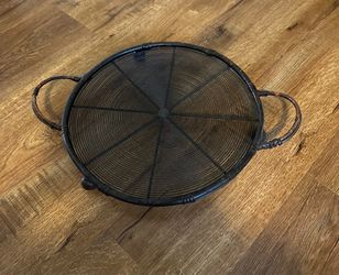 French Style METAL WIRE TRAY 14.5"