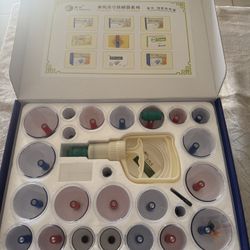 Chinese Therapy Vacuum Cupping Set - Brand New Box