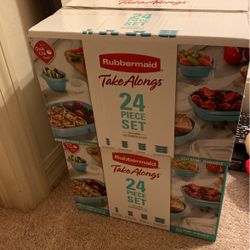 24 Piece Rubbermaid Set