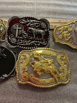 NEW WESTERN BELT BUCKLES - $12 each - METAL