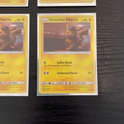 Pokémon Detective Pikachu Card
