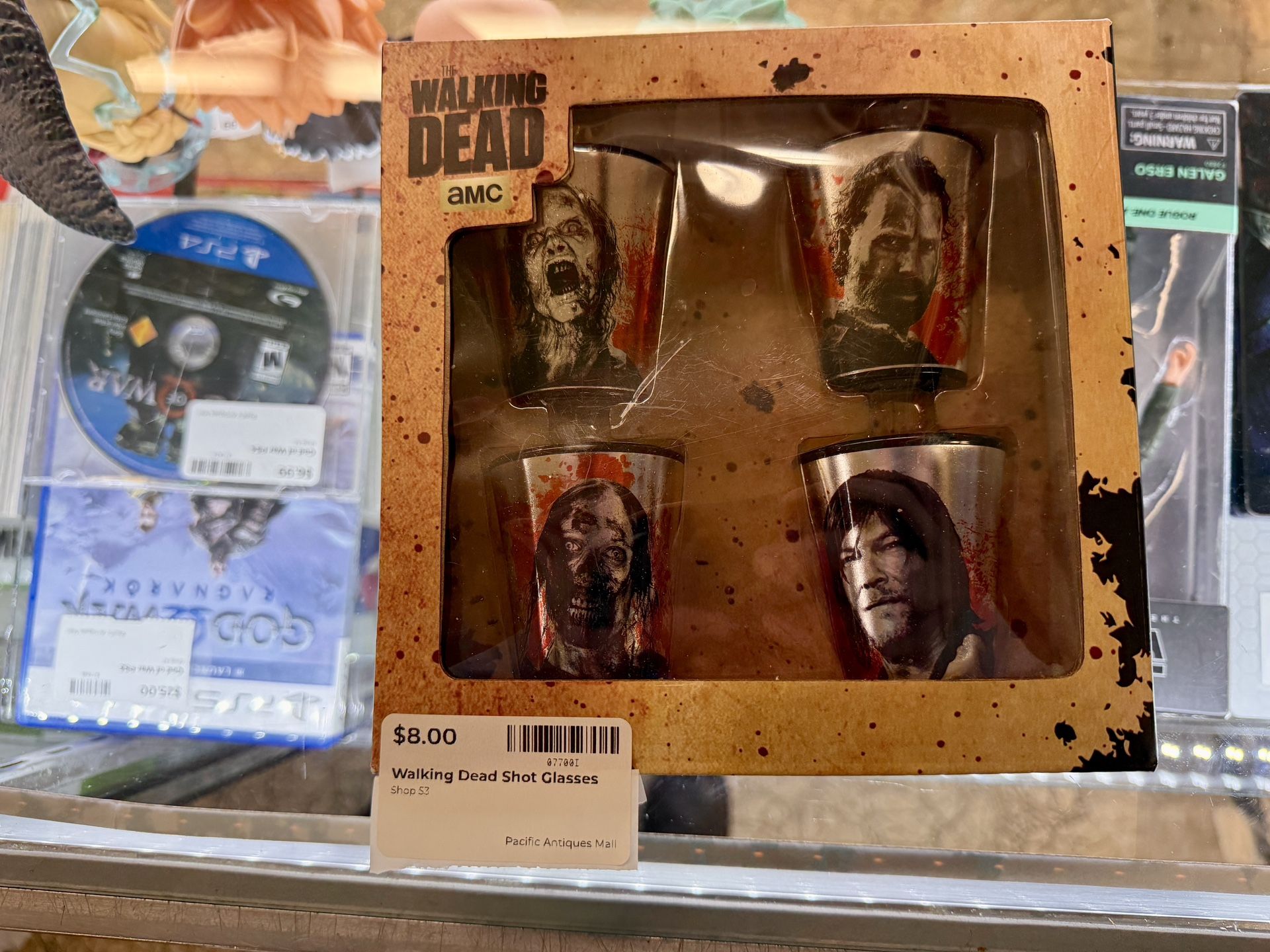 The Walking Dead Shot Glass 4-Pack
