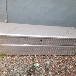 silver hard metal toolbox