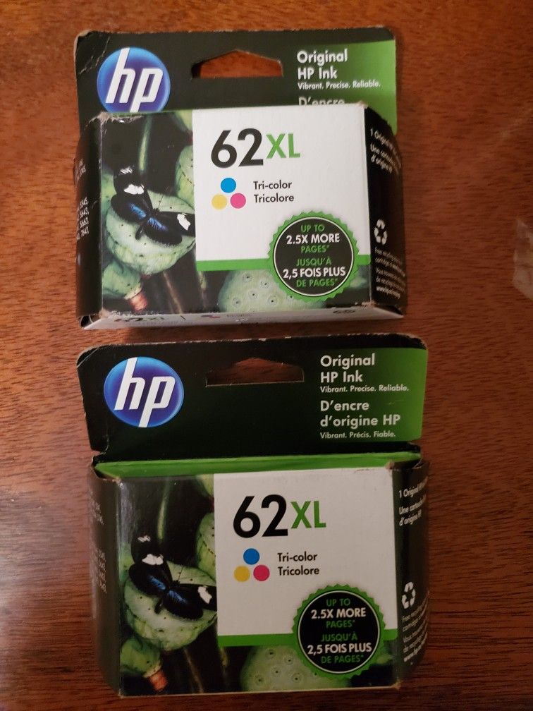 HP 62 XL Tri-color Ink Cartridges