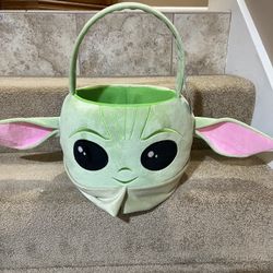 Star Wars Grogu Halloween Basket Plush The Child Mandalorian Baby Yoda Nwt