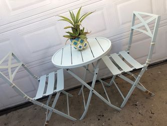3-Piece Folding Bistro Patio Set
