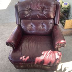 Leather Recliner Chair 